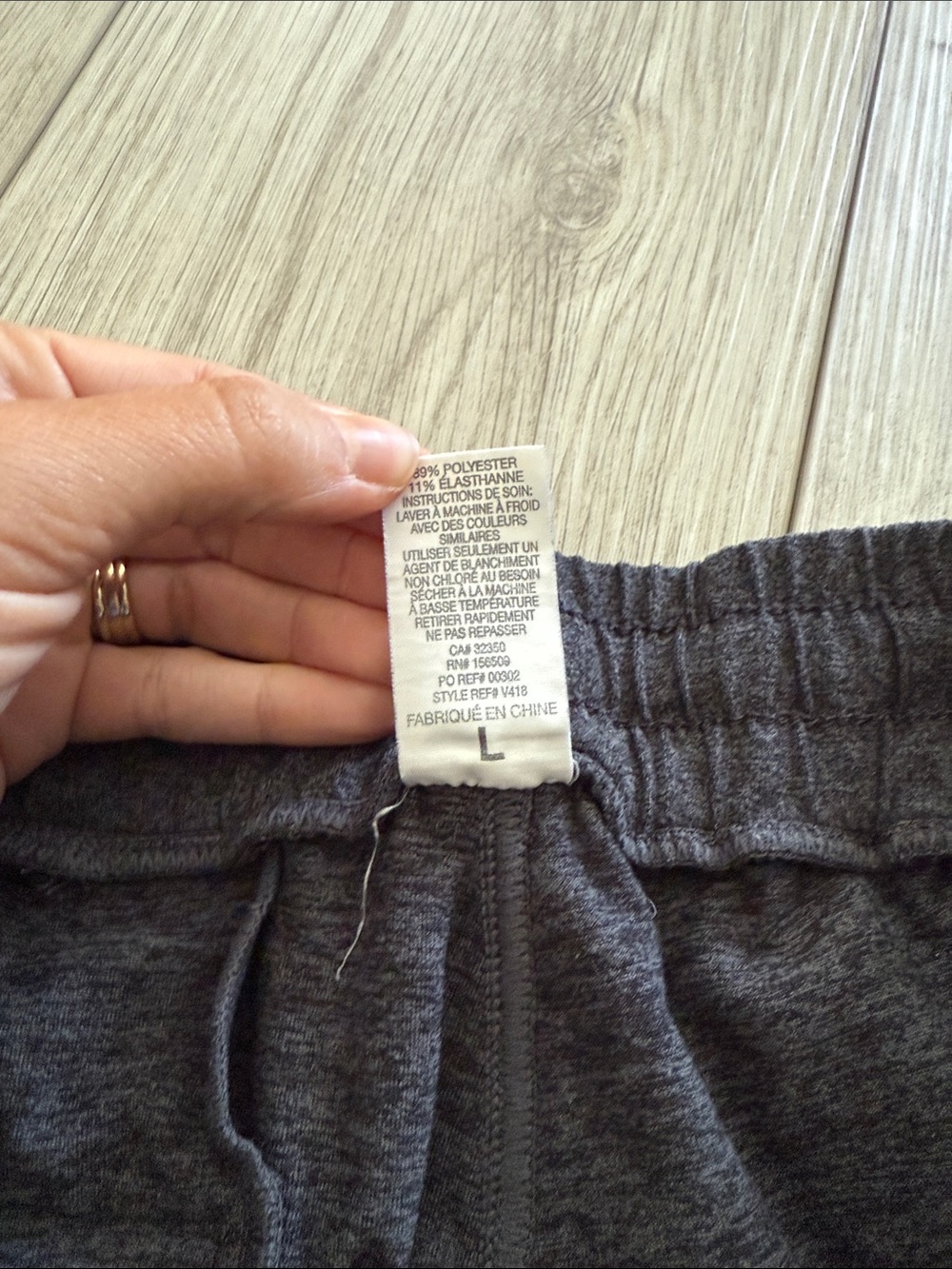 Vuori Mens Charcoal Ponto Performance Pants Medium - Picture 7 of 10